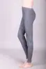 Calça de Lã Masculina Média Espessura Joelheiras Cintura Alta Leggings Cor Sólida Quente Macia e Confortável Calça de Tricô