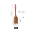 Espátula de Madera de Acacia Transfronteriza Madera de Amazonia Espátula para Freír Espátula Coladora Utensilios de Cocina Cucharón Cuchara de Madera para Arroz Set de Cucharas para Fideos