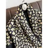 Lenço de Seda Estampado Floral Novo Primavera/Verão 2026 para Mulheres, Lenço Longo de Sarja 90 de Alta Qualidade, Xale Versátil e Multifuncional