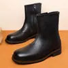 Botines Chelsea, botas Martin de caña alta, botines tipo chimenea sin cordones para hombre y mujer, botines de motociclista minimalistas de alta gama, tenis de caña alta versátiles de moda