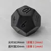 Fornecimento Transfronteiriço Obsidiana Natural Poliedro Jogo de Mesa Dungeons & Dragons Dnd Dados Z03 Conjunto Fosco