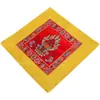 Tapete de Mesa para Oferendas Estilo Xizang, Tapete de Pano para Estátua de Buda, Tapete de Altar Espessado, Pano de Altar Amarelo para Buda, Tapete de Oferendas, Toalha de Mesa de Altar
