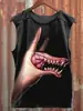 Camiseta Casual de Manga Corta Amazon Shopee Transfronteriza Verano 2025 Chaleco Holgado con Diseño Estampado Más Vendido