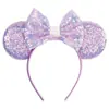 Faixa de Cabeça Nova Transfronteiriça da Amazon Acessórios de Cabelo para Bebê de Férias Faixa de Cabelo de Leopardo AliExpress Faixa de Cabeça Infantil do Mickey