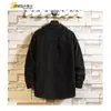 Camisa de pana holgada, versátil, moderna, adecuada para primavera y otoño, estilo Hong Kong, estilo americano, prenda exterior para estudiantes, camisa casual, estilo retro para hombre