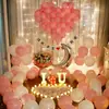 Accesorios para Propuesta, Escena Romántica Sorpresa, Paquete de Decoración Creativa, Luces de Letras, Declaración, Decoración de Interiores, Día de San Valentín Chino
