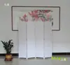 Pantalla Plegable de Mimbre de Vid de Hierba Pastoral, Divisor Plegable de Madera Maciza, Moderno para Hotel, Sala de Estar, Dormitorio, Pantalla Plegable Móvil Simple