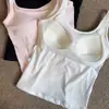 Regata sem Mangas, Não Precisa Usar Sutiã, Top Versátil de Corte Justo para Garotas Descoladas, Novo Estilo para Peça de Sobreposição