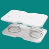 Suporte de Mola para Caixa de Lenços, Suporte Inferior Automático para Caixa de Papel, Suporte de Levantamento com Mola Dupla, Suporte de Mola para Lenços