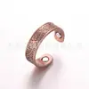 Anillo de Cobre Rojo al por Mayor Anillo Vikingo del Árbol de la Vida Anillo de Cobre Rojo Ajustable Anillo de Cobre Rojo de Energía Magnética
