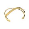Pulsera Metálica de Cruz Europea y Americana de Apertura Multicapa Personalidad Exagerada Pulsera de Alta Gama Moda Lujo Ligero Pulsera Elegante