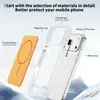 Funda magnética para teléfono de estilo nuevo y simple, adecuada para iPhone 17 Pro, tacto agradable a la piel, funda antigolpes Magsafe para Apple 17 16