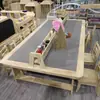 Mesa de Arte de Madera Maciza para Jardín de Infancia Mesa Combinada para Garabatear Mesa de Bloques de Construcción de Juguete para Niños Mesa de Juego de Aprendizaje para Pintura y Manualidades