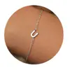 Pulsera de Letras Nueva Transfronteriza de Amazon, Moderna, Fina y Elegante, Joyería de Mano Versátil para Mujeres, Uso Diario y Fiestas