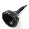 Funil para abastecer carro e moto, balde de combustível com filtro, funil moldado por sopro, ferramenta de emergência para autocondução 135MM