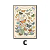 Pintura Decorativa de Mariposa Vintage Estilo Francés para Sala de Estar y Dormitorio Estilo Antiguo, Adecuada para Colocar en una Repisa o Mesa, o como Pintura Colgante