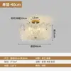 Dormitorio Moderno Sencillo con un Toque de Lujo, Estilo Francés de Lujo Ligero, Luz de Techo Elegante para Sala de Estar, Luz de Techo Creativa de Vidrio LED