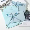 Conjunto de Papel de Carta e Envelope com Estampagem a Quente Rosa Azul Carta de Amor Dia dos Namorados Flor Rosa Metálica Fecho de Coração Envelope Perolado