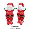 Globo navideño de dibujos animados de Papá Noel, muñeco de nieve, alce, árbol de Navidad, decoración para centro comercial, globo de película de aluminio, venta al por mayor