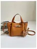 Bolso Pequeño Casual Transfronterizo para Mujer, Nuevo Bolso Cubo Elegante, Bolso de Hombro y Cruzado Versátil Vintage, Moderno