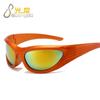Gafas Deportivas Coloridas para Exteriores Moda Tecnología Futura Gafas de Sol Trendy Y2K Personalidad Hip Hop para Hombre y Mujer
