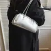 2025 Nuevo Bolso de Mano de Color Sólido Simple Versión Coreana Transfronteriza Bolso de Hombro para Mujer para el Trabajo Texturizado Moda Casual