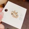 Anillo de Mariposa con Incrustaciones de Diamantes Dulce y Combinable de Dongdaemun Anillo de Diseño Nicho de Lujo Ligero para Mujer Anillo de Joyería de Mano Super Hada