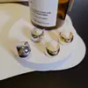 Pendientes de Aro en Forma de C Estilo Coreano ins Nicho Pendientes Simples Elegantes Pendientes de Estilo Frío Aguja de Plata 925 Pendientes Geométricos