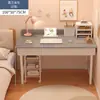 Mesa de quarto para meninas com gaveta, mesa de estudo para estudantes, mesa de maquiagem simples para alugar, mesa de computador para escritório