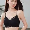 Sutiã de Renda Pure Desire com Efeito Push-up para Seios Pequenos Feminino, Fino, Sem Aro, Tiras de Gel para Sustentação, Confortável, Sexy, Estilo Francês