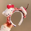 Gatinho Fofo~ Faixa de Cabeça de Pelúcia para Lavar o Rosto para Mulheres, Novo Modelo 2025, Tiara Adorável para Tirar Fotos, Presilha de Cabelo, Acessório de Cabelo
