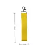 En Stock Dopamina Lienzo Colorido con Etiqueta Bordada Llavero Mochila DIY Tira de Tela Nombre Colgante Creativo Correa Decorativa