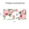 Nuevo AD3045 Flor Peonía Rosa Adhesivo para Puerta de Armario Dormitorio Sala de Estar Entrada Decoración de Pared para el Hogar Autoadhesivo