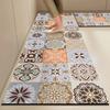 Tapete de Cocina Largo Antideslizante Absorbente Alfombra para Baño Puerta de Baño Secado Rápido Tapete para Pies Hogar Diatomeas Barro Suave