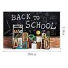 2026 Temporada de Regreso a Clases Transfronteriza Tela de Fondo para Decoración de Apertura Escolar Banderines Colgantes para Fiesta Pancarta de Temporada de Regreso a Clases Cortina de Puerta Bandera Tela de Fondo
