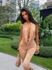 Nuevo 2025 Transfronterizo Encaje Calado Ajustado Sexy Caliente Sexy Cuello Halter Escote Profundo Ajustado Mono para Mujer
