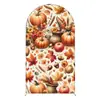 Temu Amazon Exclusivo Transfronteiriço Conjunto de Arco de Abóbora 1 Peça Tecido de Fundo Elástico em Forma de U Decoração de Festa Pode Ser Personalizado de Acordo com a Imagem