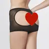 Pantalones de Malla Transpirables Sexy Cruzados Levanta Glúteos, Ropa Interior de Corte Boxer para Embellecer y Realzar Glúteos, Pantalones Base Moldeadores