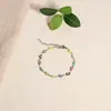 Nueva Joyería Popular Transfronteriza de Acero Inoxidable para Mujer, Ojo del Diablo Retro, Ojo Versátil con Goteo de Aceite, Pulsera Geométrica Simple