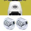 Fabricante Motocicleta Vehículo Eléctrico Faro LED de 4 Perlas Ojo de Ángel Ojo de Diablo Luz Doble Foco Faro de Coche Modificado