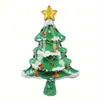 Shopping de Natal atividade de jardim de infância cena decoração balão tiara grampo Velho homem boneco de neve alce presente