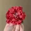 Didy No Tiene Miedo del Mismo Pasador Verde de Phalaenopsis Flor Lateral Flor Artificial Tocado Accesorios para el Cabello de Viaje a la Costa