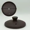 Colección de Tapas Negra y Marrón, Tapa Universal para Olla de Cerámica Negra de Arena Morada, Accesorios de Tapa para Cazuela Olla Eléctrica de Cocción Lenta Resistente a Altas Temperaturas
