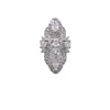 LZ Nueva Manicura de Corte Alto Joyería de Circonita Lazo Cinta Conservación del Color Lujo Ligero Blanco Cristalino Mariposa Diamante para Uñas Joyería