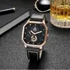 Nuevo reloj creativo de moda con correa de concha cuadrada para hombre, reloj de cuarzo de escala simple, fabricantes de relojes para hombre al por mayor