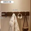 Perchero con Forma de Teclas de Piano para Entrada, Montaje en Pared, Perchero de Madera Maciza de Alta Gama, Ganchos sin Taladro