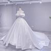 Loja de noivas Modelo Adereços Vestido de noiva Xiuhe Meio Comprimento Feminino Expositor Profissional Roupas Manequim Suporte Modelo Dourado