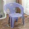 Silla de Comedor Doméstica Gruesa y Moderna Silla con Respaldo de Plástico Sillón Interior Puesto de Comida Silla de Mesa de Comedor Taburete para Cambiarse los Zapatos de Exterior