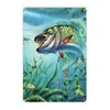 Ciência popular isca da sorte pesca retro pintura em lata bar churrasco milk tea parede pendurar na parede transfronteiriço comércio exterior pintura decorativa