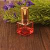 Frasco de spray de vidro quadrado de 8 ml anodizado capa cosméticos perfume sub-engarrafado garrafa vazia LOGOTIPO